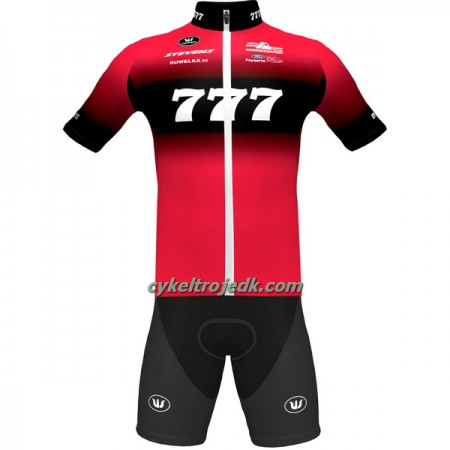 Cykeltøj + Cykelshorts 2023 Team 777 Rød